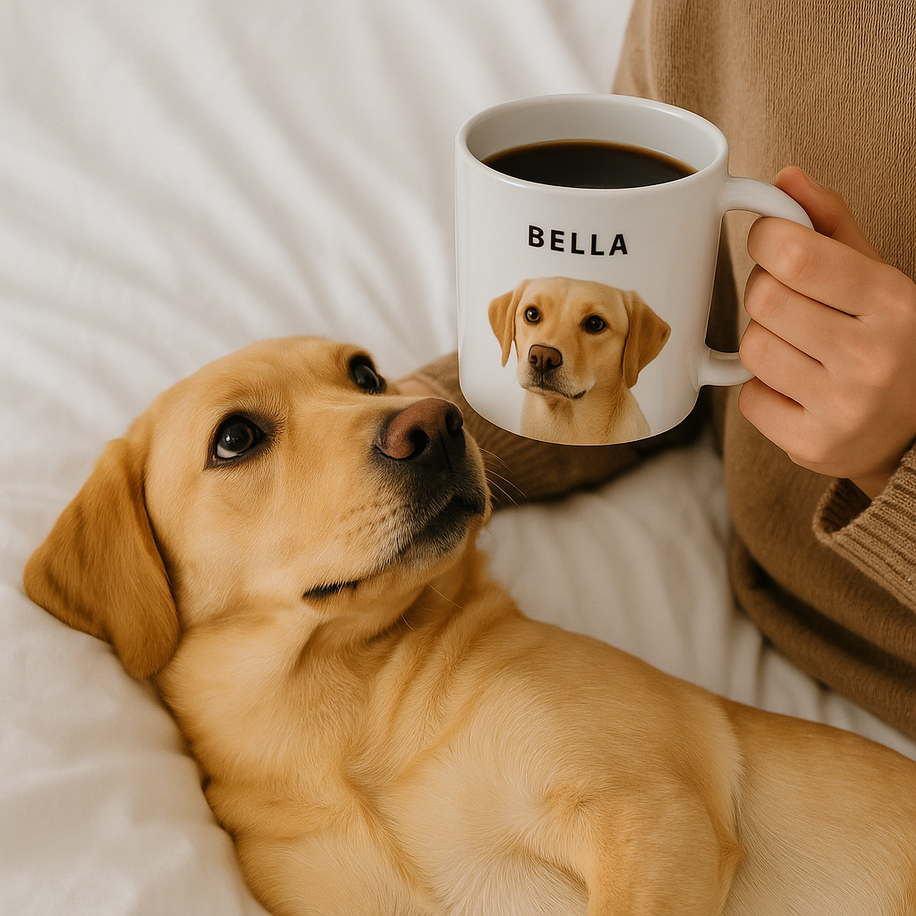 Custom Dog Portrait Mug
