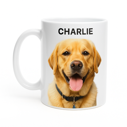 Custom Dog Portrait Mug