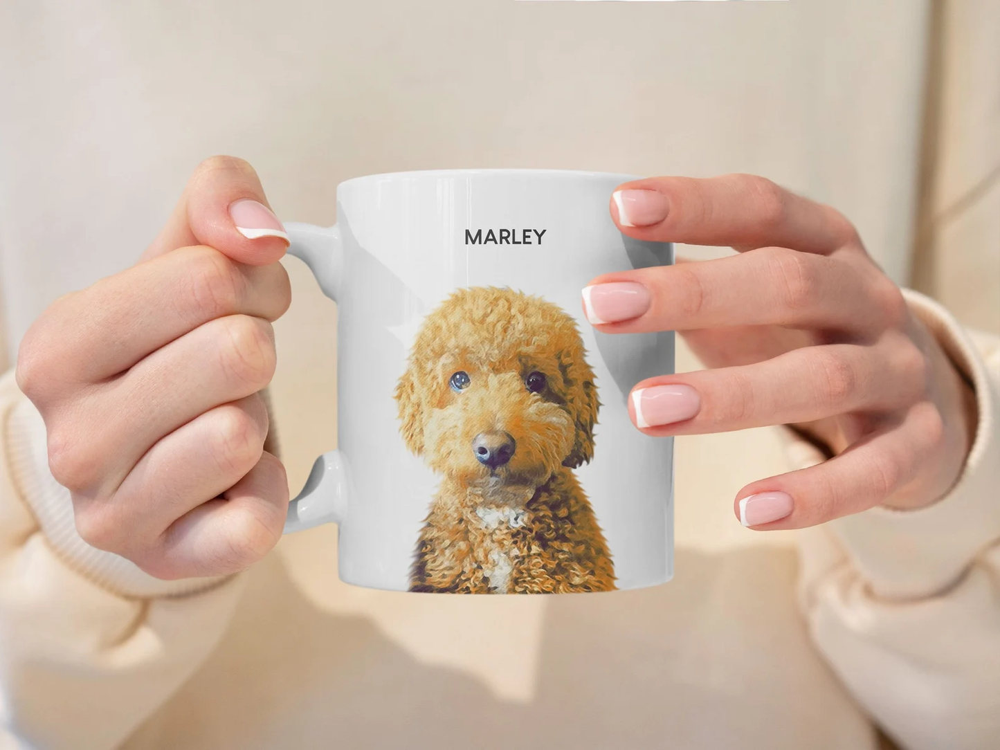 Custom Dog Portrait Mug